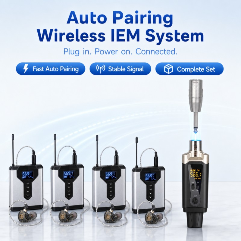 In Ear Monitor Iem - Système IEM sans fil 1 émetteur