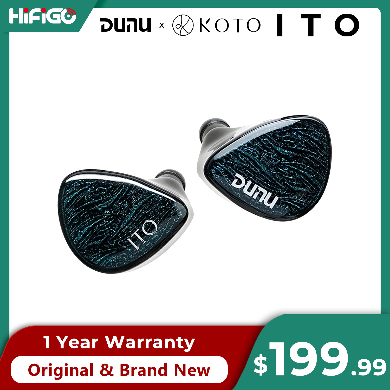 In Ear Monitor Iem - Écouteurs intra-auriculaires DUNU X KOTO ITO,