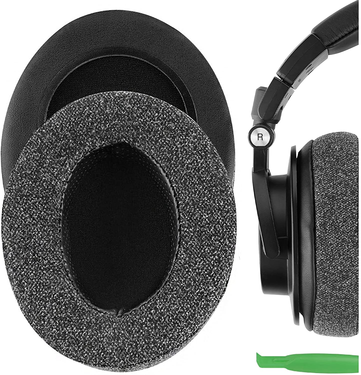 Audio Technica Headphone Ath-M20X - Coussinets d'oreille de remplacement en lin