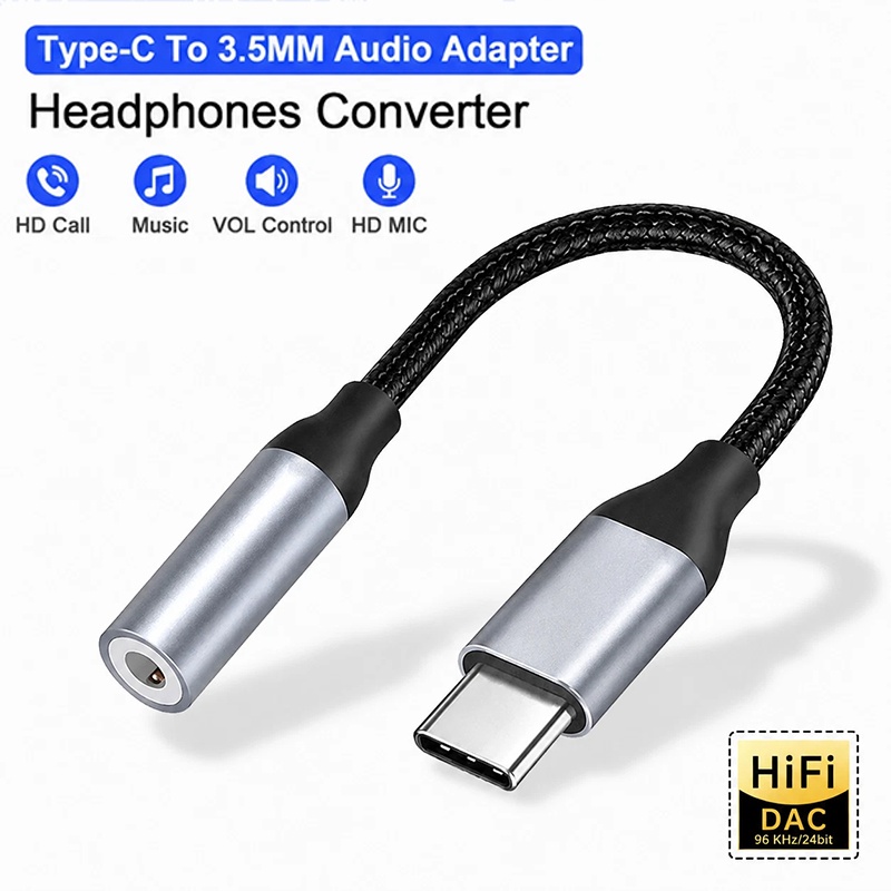 Audiophile Headphone Wired - Adaptateur de prise casque USB-C, petit