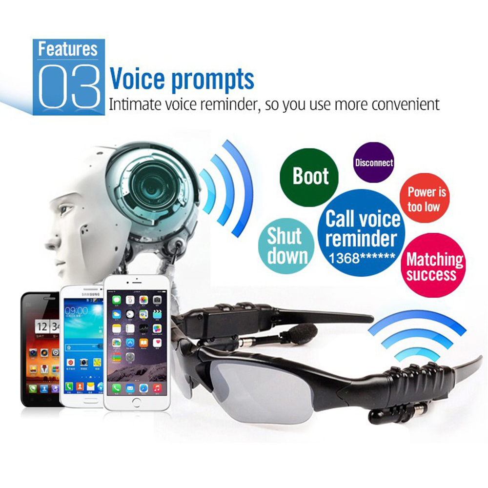 Lunettes de randonnée Bluetoot - Bluetooth Headset On Ear avis et prix