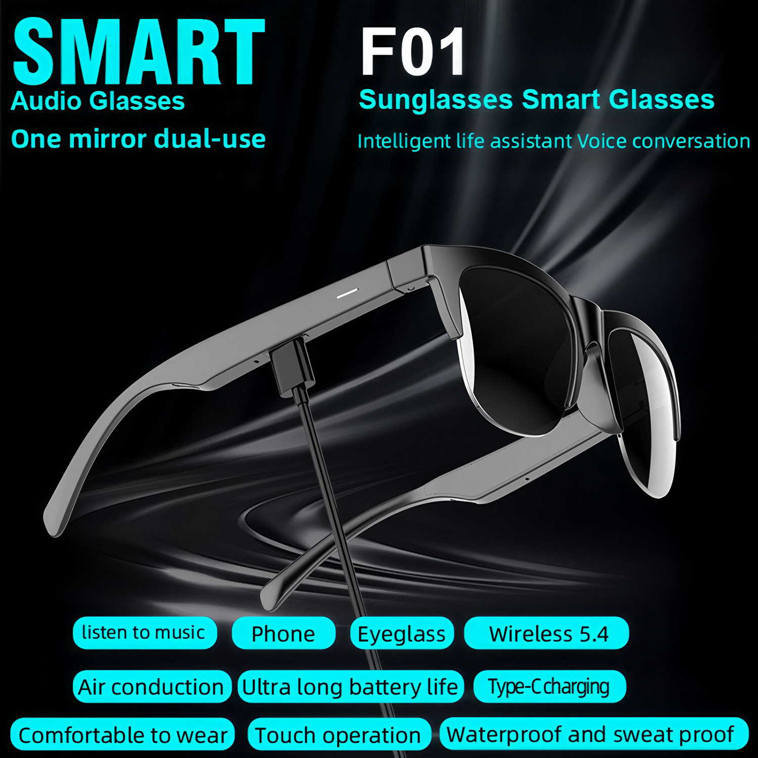 Lunettes de soleil audio intel - Bluetooth Headset On Ear avis et prix